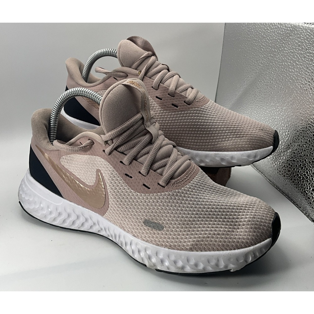 Nike Revolution 5 Women Running Shoes Barely Rose Metallic BronzeBQ3207-600(SZ9)
